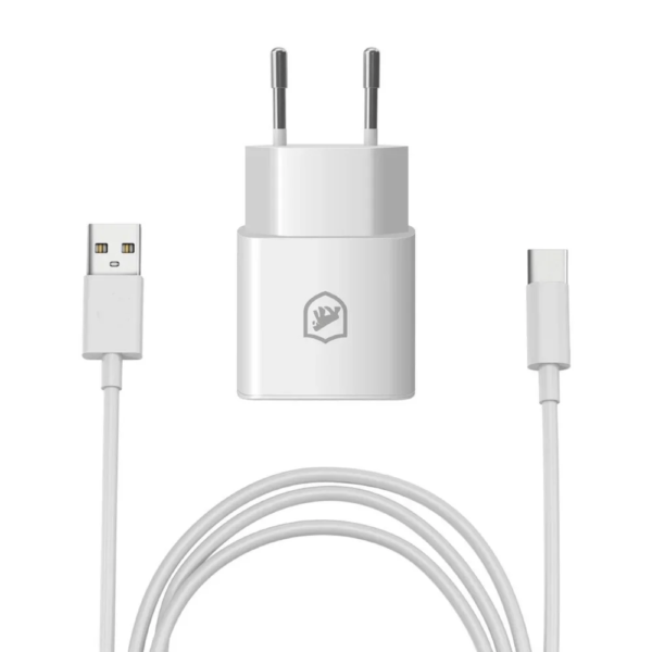 KIT CARREGADOR NANO MOB + CABO TIPO C / USB 1M