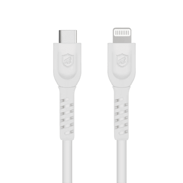 CABO DUAL SHOCK Gorila Shield LIGHTNING / TIPO C - 1,2M BRANCO