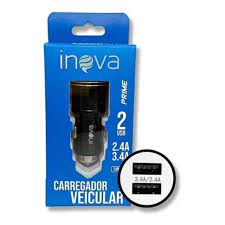 Carregador Automotivo INOVA 3.4 CAR-8473