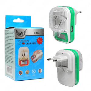 Carregador de Bateria LED USB CHARGER FA0115-G