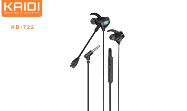Fone de Ouvido Gamer Com Duplo Microfone kd-722 - Image 2