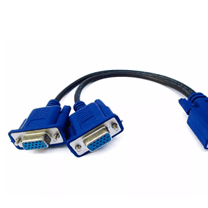 Cabo VGA Y 1 Macho 2 Fêmea XTRAD XT-550
