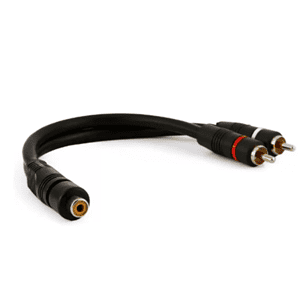 Cabo 1 RCA Macho 2 RCA Fêmea XCELL 20CM
