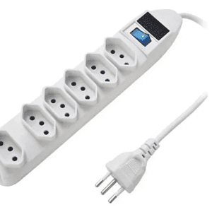 Extensão Elétrica KNUP 6 TOMADAS 3M SL7636