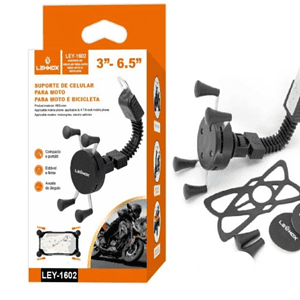 Suporte de Celular Para Moto e Bicicleta LEHMOX LEY-1602