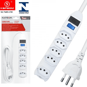 Extensão Elétrica KAPBOM 5MTS SL7605