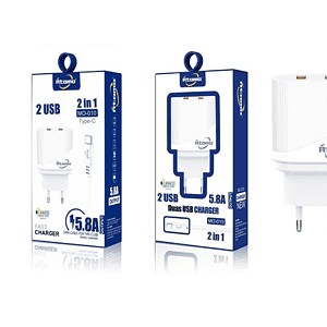 Carregador TYPE C ÁTOMO 2 USB 5.8A MO-010