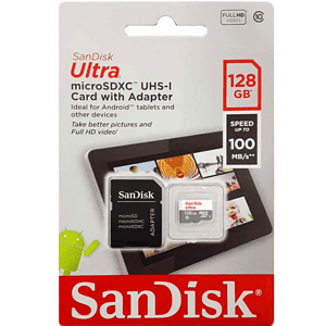 Cartão SD SanDisk Ultra 128GB