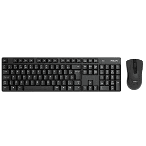 Teclado e Mouse sem fio PHILIPS C501
